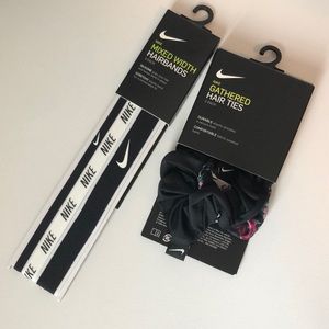 Bundle of Nike hair ties and headbands